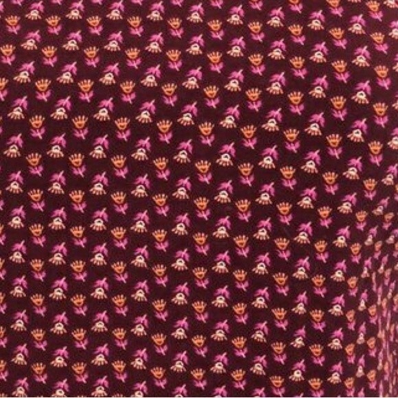 Old Navy burgundy and pink ditsy floral sundress size small - Picture 3 of 6